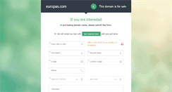 Desktop Screenshot of europas.com